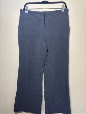 Classic Gray Straight-Leg Dress Pants